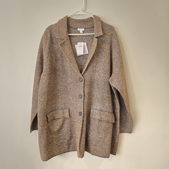 NWT J Jill Stretch Tweed Jacket - Picture 1 of 4